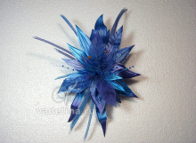 Фантазийный голубой цветок